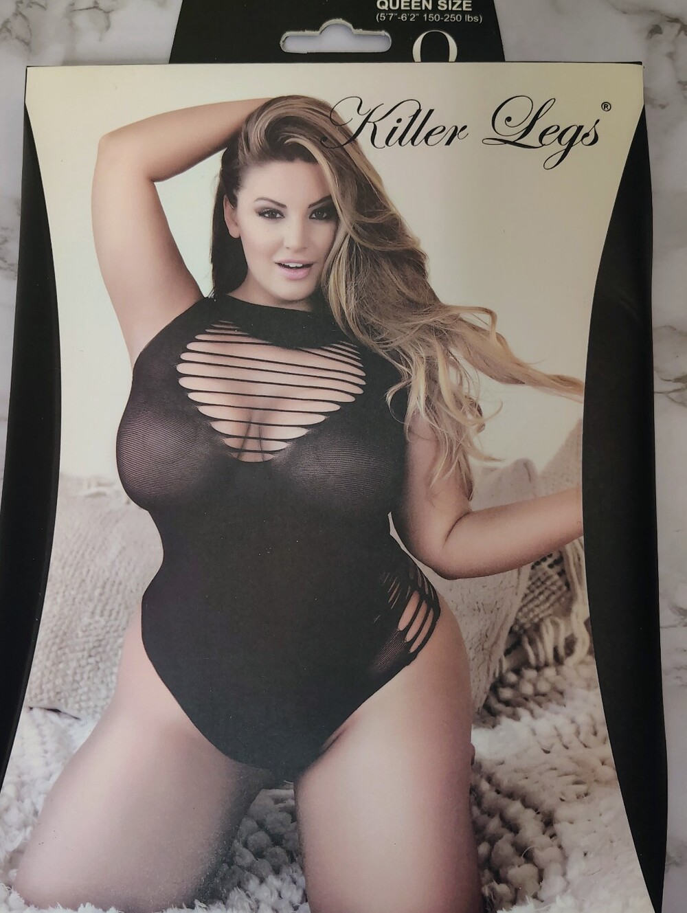 Killer Legs Stretch‎ Body Stocking Teddy – Queen Size – New in Package